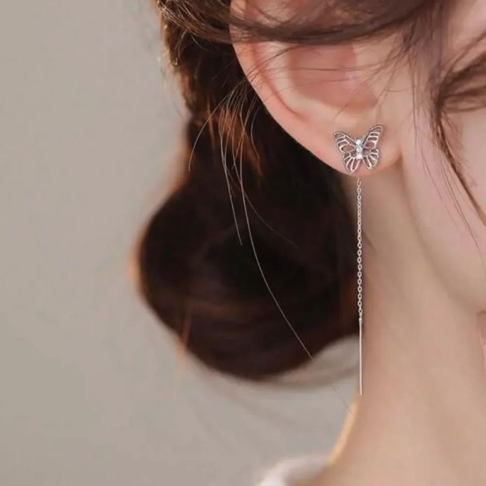 Butterfly Drop Earrings #2004